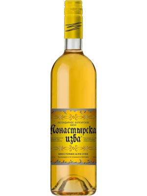 Вино Монастырская Изба Белое сухое 0.75 л