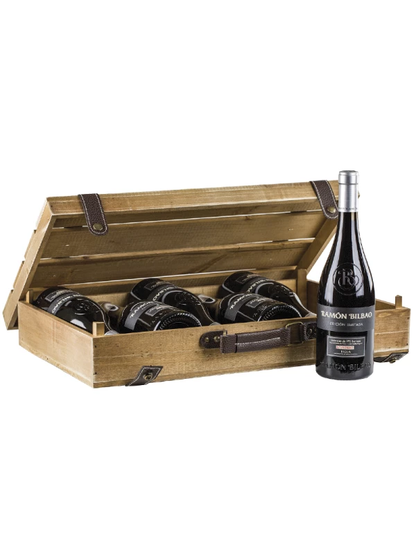 Ramon Bilbao, Edicion Limitada, Rioja, Set of 6 bottles, in wooden box