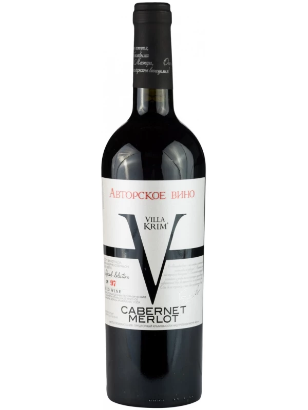 Villa Krim, Author's Collection Cabernet-Merlot