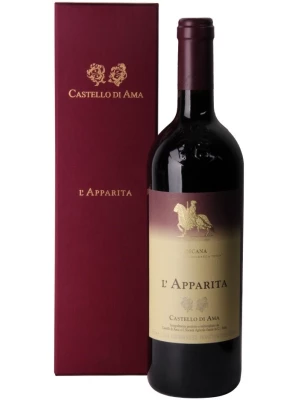 Вино Merlot IGT l'Apparita, gift box 2011, 0.75 л