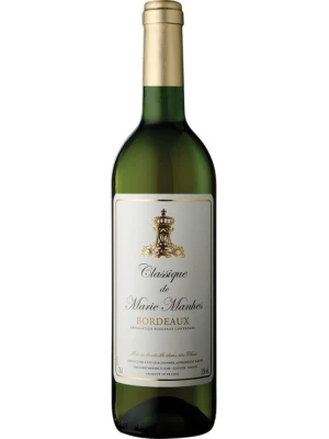 Вино Classique de Marie Manhes Bordeaux AOC Blanc Sec 0.75 л
