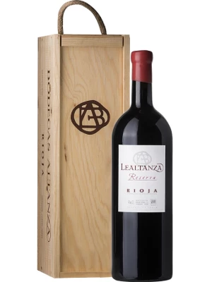 Вино Bodegas Altanza, Lealtanza Reserva, Rioja DOC, wooden box 2014, 3 л