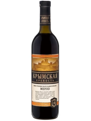 Вино Крымская крепость Мерло 0.75 л
