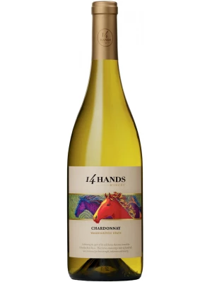 Вино 14 Hands, Chardonnay 2015, 0.75 л