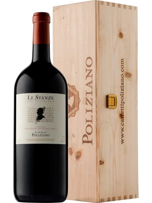 Вино Le Stanze del Poliziano, Toscana IGT, wooden box 2017, 1.5 л