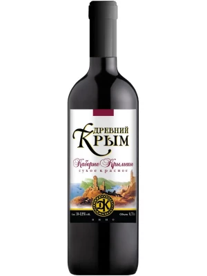 Вино Древний Крым Каберне Крымское 0.75 л