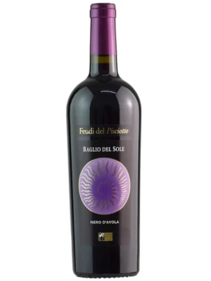 Вино Feudi del Pisciotto, Baglio del Sole Nero d'Avola, Sicilia IGT 2021, 0.75 л