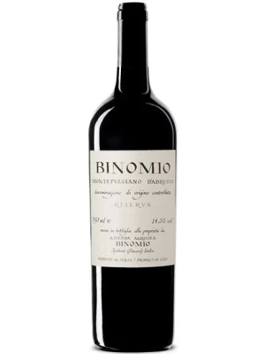 Вино Binomio, Montepulciano d'Abruzzo DOC Riserva 2018, 0.75 л