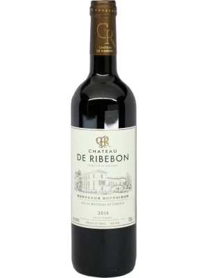 Вино Chateau de Ribebon, Bordeaux Superieur AOC 2018, 0.75 л