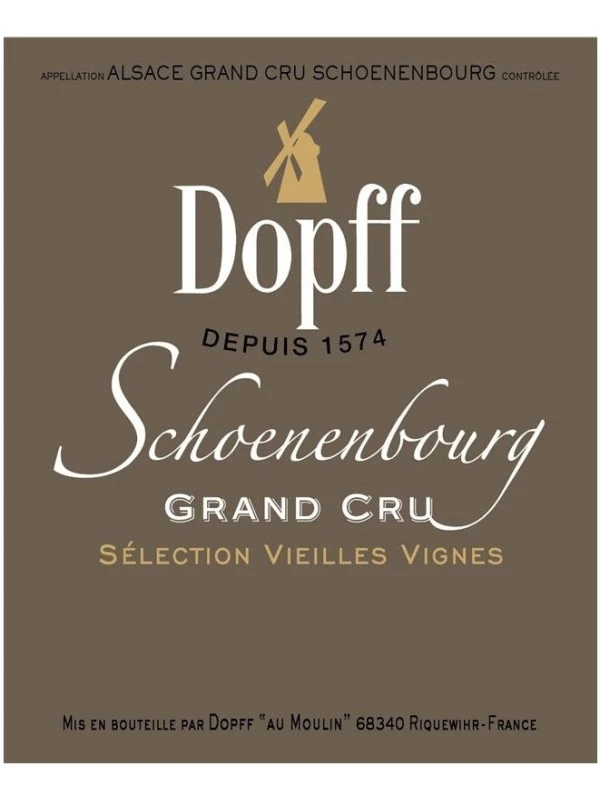 Dopff au Moulin, Riesling Grand Cru Schoenenbourg Selection Vieilles Vignes, Alsace AOC