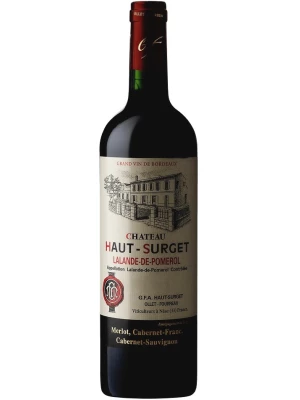 Вино Chateau Haut-Surget Lalande-de-Pomerol AOC 2018, 0.75 л