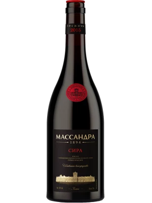 Вино Массандра, Премиум Сира 2015, 0.75 л
