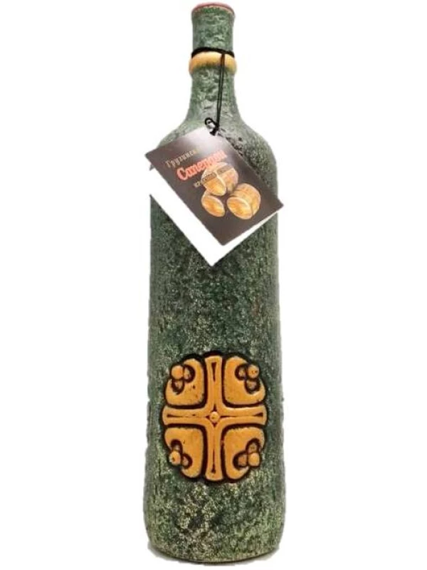 Usakhelauris Venakhebi, Saperavi, ceramic bottle