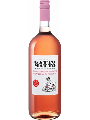 Вино Villa degli Olmi, Gatto Matto Pinot Grigio Rosato, Provincia di Pavia IGT 1.5 л