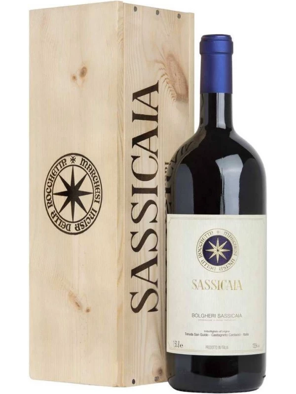 Sassicaia, Bolgheri Sassicaia DOC, wooden box