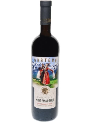 Вино Gartoba Kindzmarauli 2018, 0.75 л