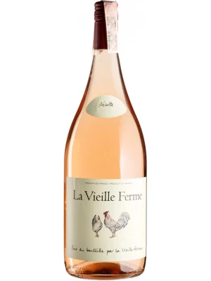 Вино Perrin et Fils, La Vieille Ferme Rose, Cotes du Ventoux AOC 2019, 1.5 л