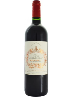 Вино Chateau Moulin de Tricot, Margaux AOC 2016, 0.75 л