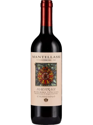 Вино Mantellassi, Maestrale Ciliegiolo, Maremma Toscana DOC 2022, 0.75 л
