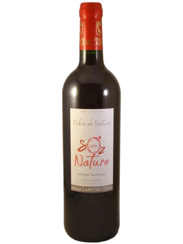 Chateau Lamothe-Cissac, Fabre de Nature Sans SO2 Haut-Medoc AOC