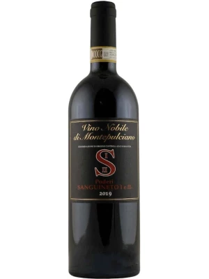Вино Poderi Sanguineto I e II, Vino Nobile di Montepulciano DOCG 2019, 0.75 л