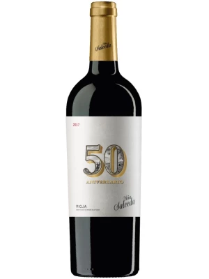 Вино Vina Salceda, 50 Aniversario, Rioja DOC 2017, 0.75 л
