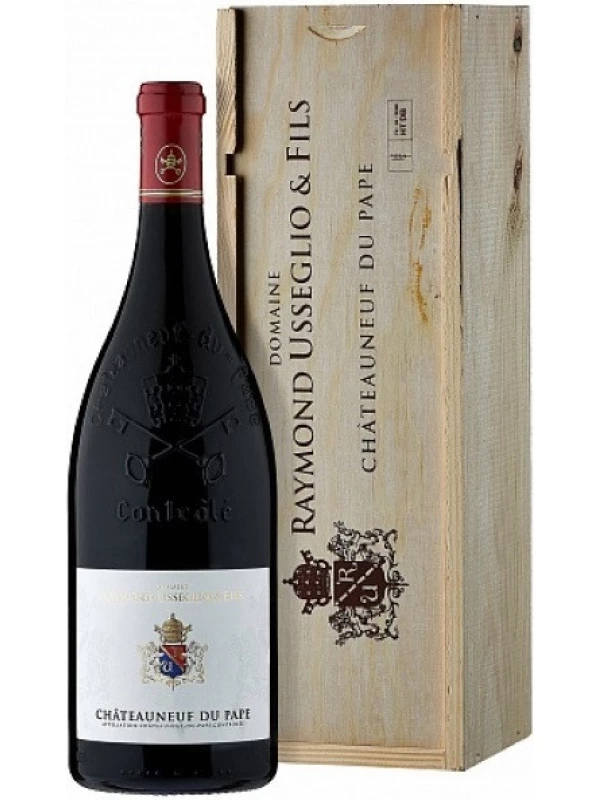 Domaine Usseglio Raymond & Fils, Chateauneuf du Pape AOC Rouge, wooden box