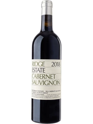 Вино Ridge, Estate Cabernet Sauvignon 2018, 0.75 л