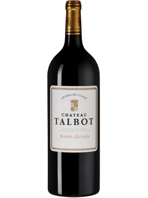 Вино Chateau Talbot, St-Julien AOC, 4-me Grand Cru Classe 2001, 1.5 л