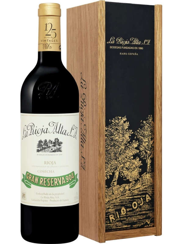 La Rioja Alta, Gran Reserva 904, Rioja DOC, wooden box