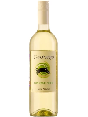 Вино San Pedro, Gato Negro Semi-Sweet White 2015, 0.75 л