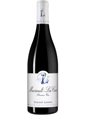 Вино Vincent Latour, Meursault-Les Cras 1-er Cru AOC 2018, 0.75 л