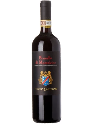 Вино Poggio Castagno, Brunello di Montalcino DOCG 2018, 0.75 л
