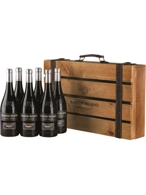 Вино Ramon Bilbao, Edicion Limitada, Rioja, Set of 6 bottles, in wooden box 2019, 0.75 л