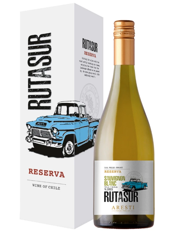 Aresti, Ruta Sur Reserva Sauvignon Blanc, Valle de Curico DO, gift box