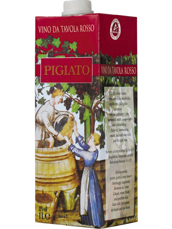 Pigiato, Rosso Sec, Tetra Pak