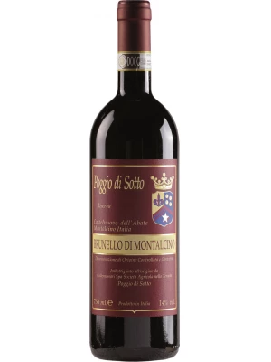 Вино Poggio di Sotto, Brunello di Montalcino Riserva Vendemmia Castelnuovo dell'Abate 2012, 0.75 л