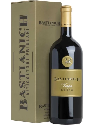 Вино Bastianich, Vespa Rosso, Friuli-Venezia Giulia IGT gift box 2012, 3 л