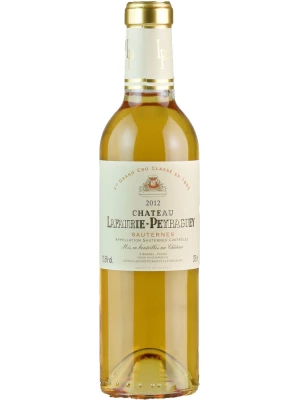 Вино Chateau Lafaurie-Peyraguey, Sauternes 1-er Cru Classe 2012, 0.375 л