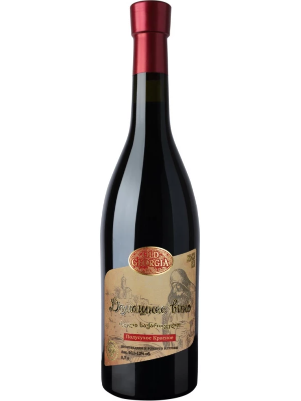 Georgian Wine House, Old Georgia Domashnee Red Semi-Dry