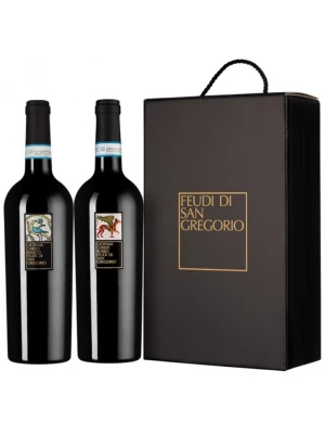 Вино Feudi di San Gregorio, Lacryma Christi, gift set 0.75 л