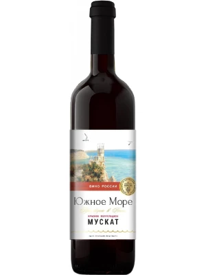 Вино Южное Море Мускат Красное 0.7 л