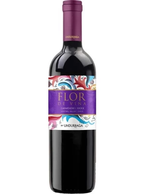 Вино Undurraga, Flor de Vina Carmenere 2022, 0.75 л