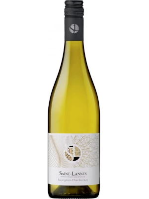 Вино Domaine Saint-Lannes, Sauvignon-Chardonnay, Cotes de Gascogne IGP 2019, 0.75 л