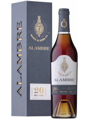 Ликерное вино Jose Maria da Fonseca, Alambre 20 Years, Moscatel de Setubal DOC, gift box 0.5 л