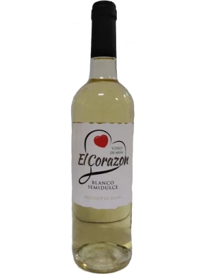 Вино El Corazon Blanco Semidulce 0.75 л