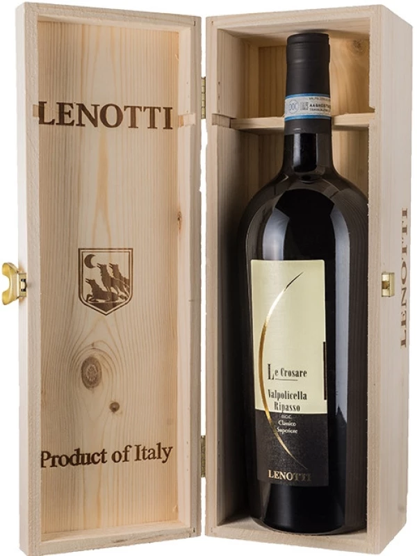Lenotti, Le Crosare Valpolicella Ripasso DOC Classico Superiore, wooden box