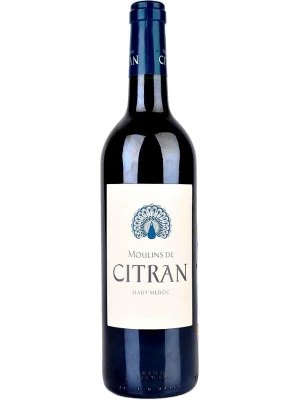 Вино Moulins de Citran, Haut-Medoc AOC 2021, 0.75 л