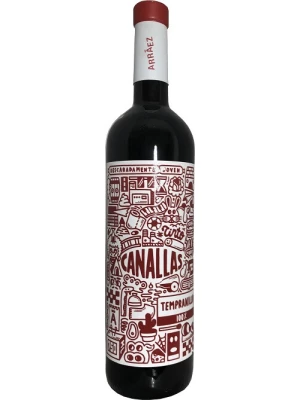 Вино Bodegas Arraez, Canallas Tempranillo, Valencia DOP 0.75 л