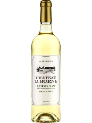 Вино Chateau La Borne, Bordeaux AOP Blanc Demi-Sec 2022, 0.75 л